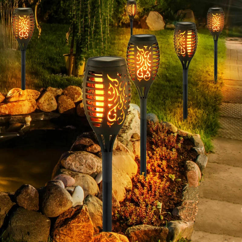 Luminária Solar Tocha LED