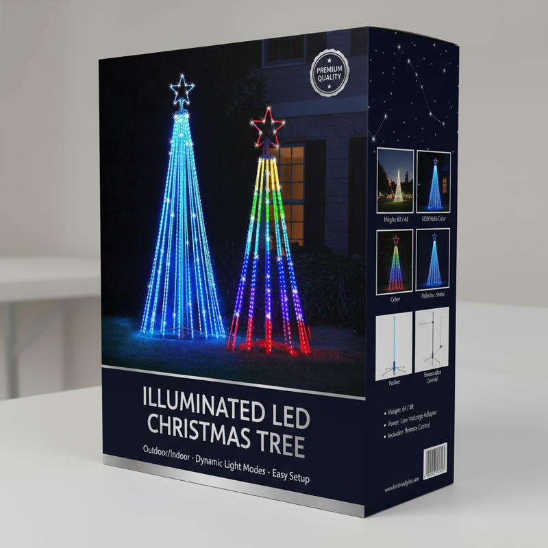Árvore de Natal com Led